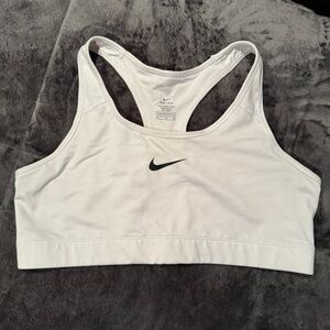 Nike Women’s Dri-Fit White Sports Bra Size XL